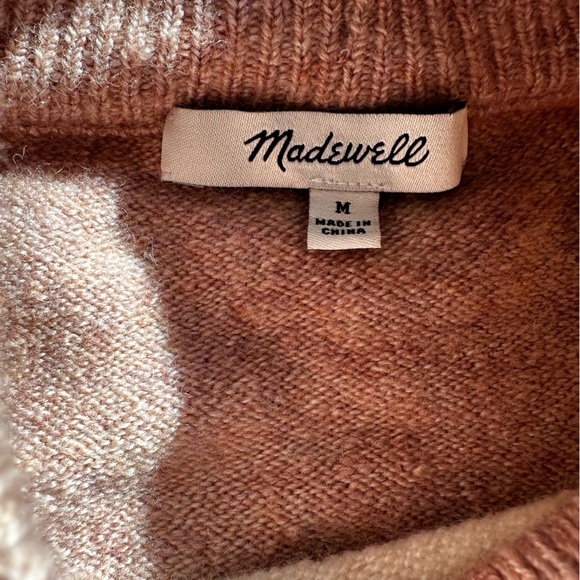 Madewell color block mock neck sweater - Picture 4 of 6